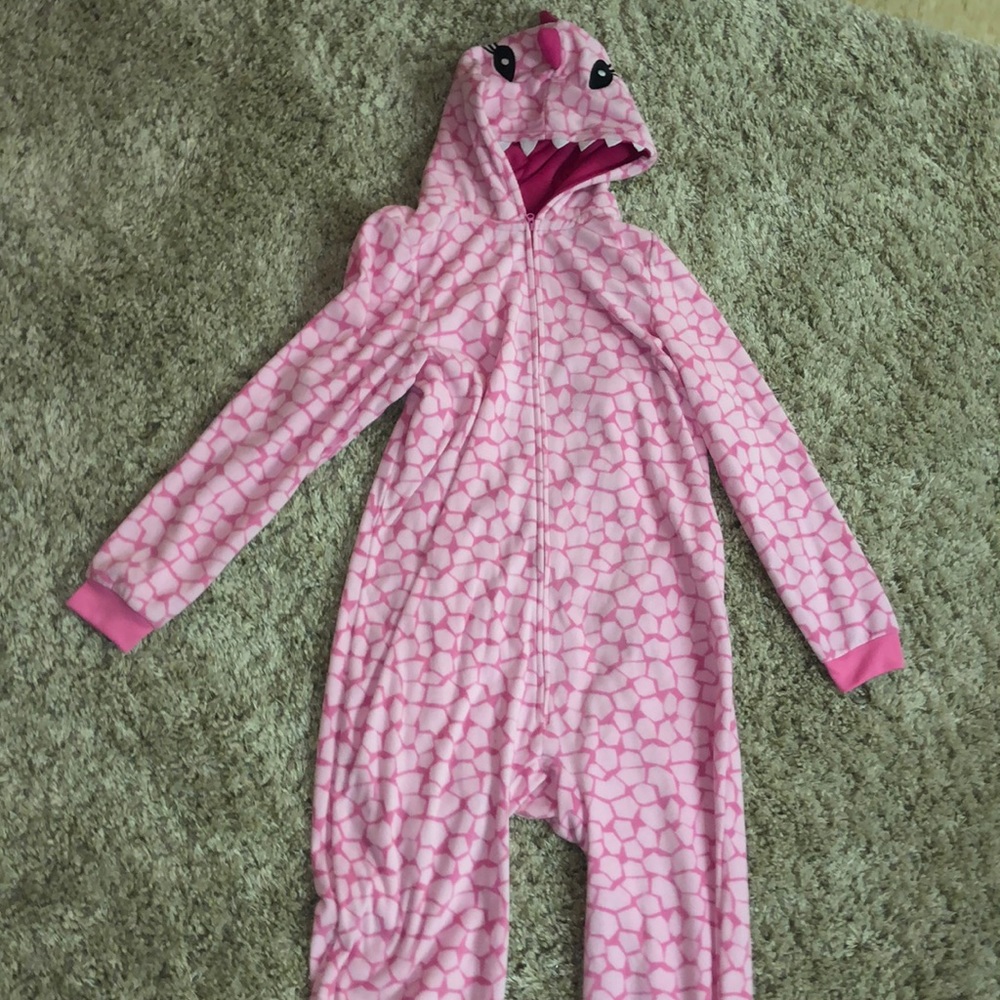 Pink Dinosaur Onesie